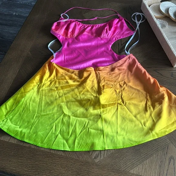 Retrofête JOSEFINE SILK DRESS, Size Large, $448 - Picture 11 of 13